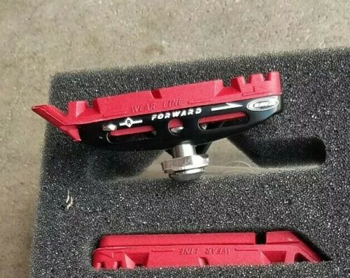 Super light Road Bike Brake Shoes, Titanium Bolts, 2sets high performance pads - Fresh Stock Dated February 2026