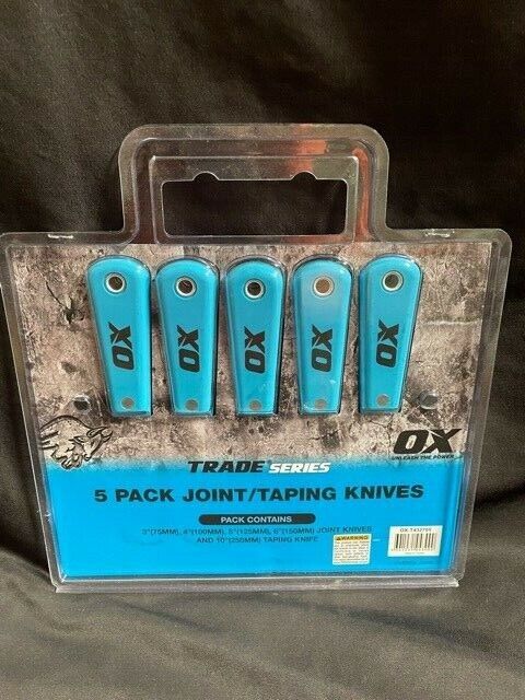 OX Tools Joint Putty Dry Wall Knife 5 piece set 3