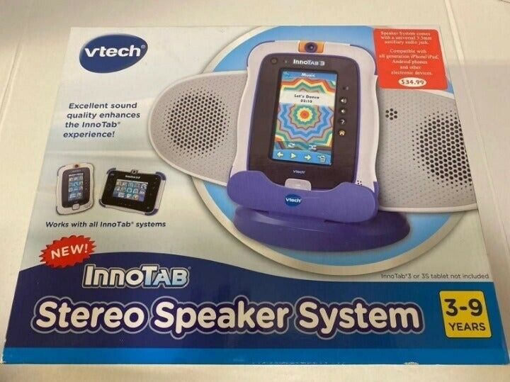 Vtech InnoTab Stereo Speaker System new - Fresh Stock Dated February 2026