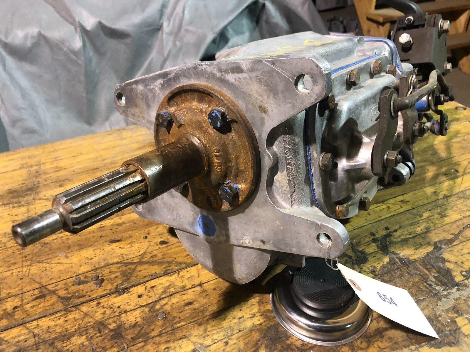 1962 1963 1964 Borg Warner 4 Speed Transmission T10-7D Chevy Corvette Belair GM - Fresh Stock Dated February 2026