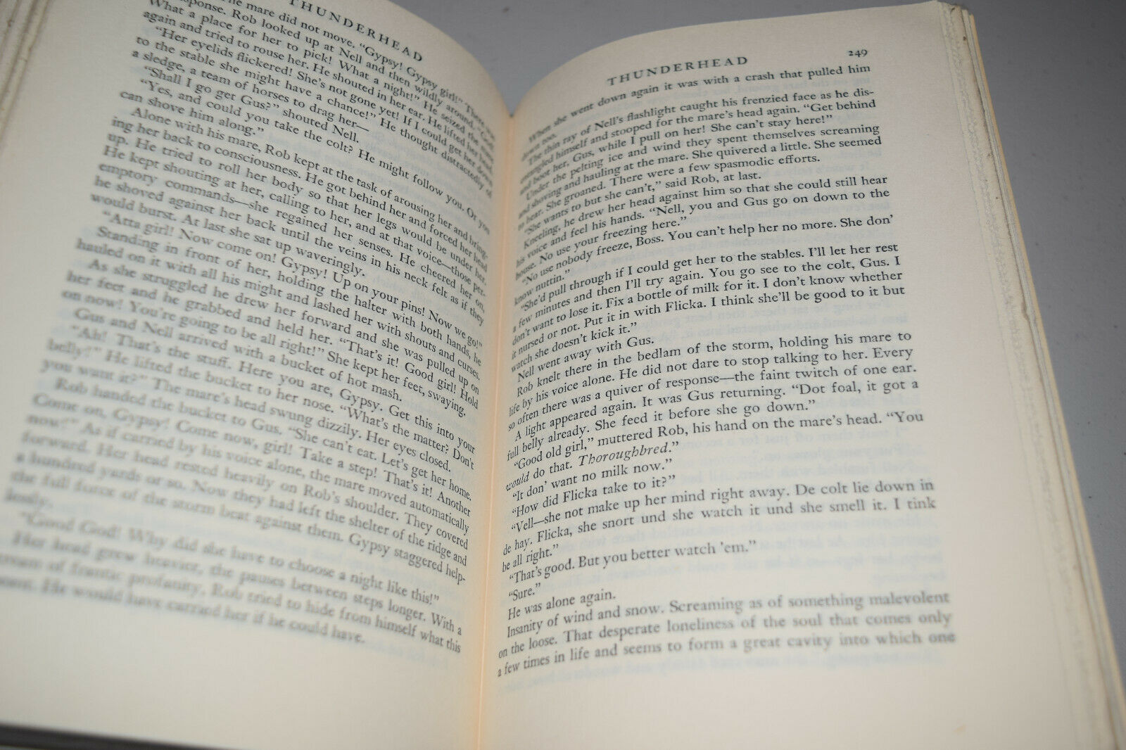 Thunderhead by Mary O'Hara Author of My Friend Flicka 1943 HBDJ 3rd Impression - Fresh Stock Dated December 2025