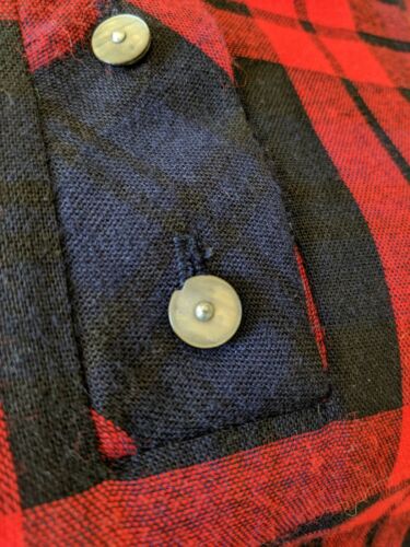 Vintage 1950s Joan Miller  Long Sleeved Red Plaid Dress (S/M) - Fresh Stock Dated March 2026