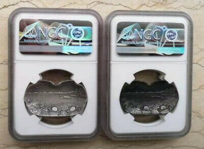 NGC MS70 China 40x23mm Medals Set (5 pcs, complete set) - Chinese Mitten Crab - Fresh Stock Dated February 2026