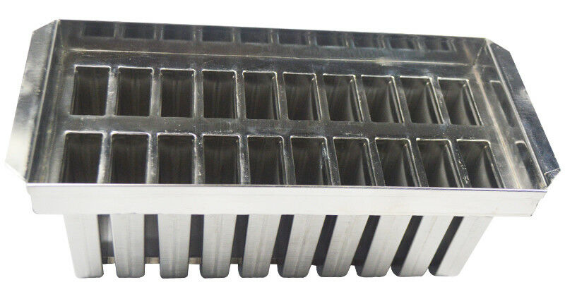 Ice Cream Bars  for Ice Quality 20pcs Stainless Steel Molds Lolly Popsicle021030 - Fresh Stock Dated December 2025