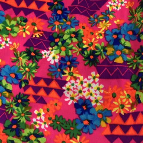 Vtg Festival Flower Power Hippie Boho Long Skirt Stretch Waist Handmade Bright - Fresh Stock Dated February 2026