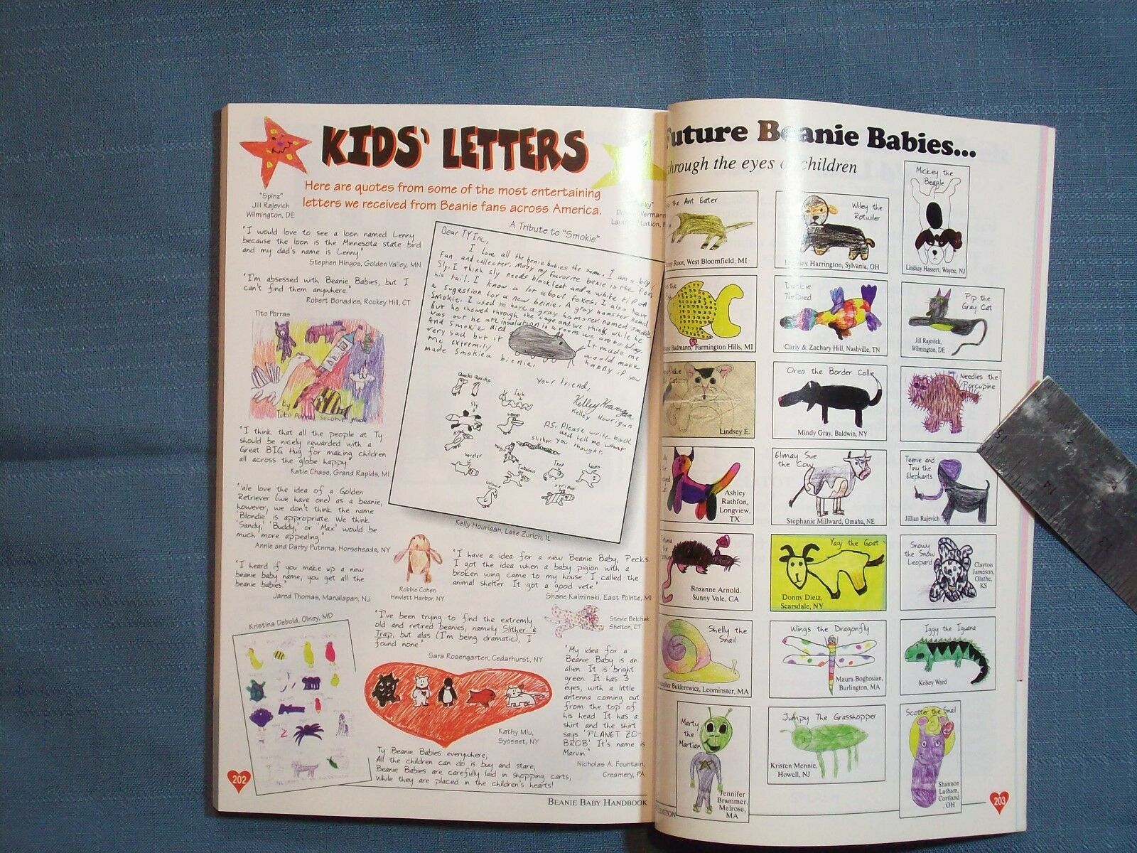 BEANIE BABY HANDBOOK 1998 EDITION BY LES & SUE FOX LYRICS TO THE NEW BEANIE BABY - Fresh Stock Dated December 2025