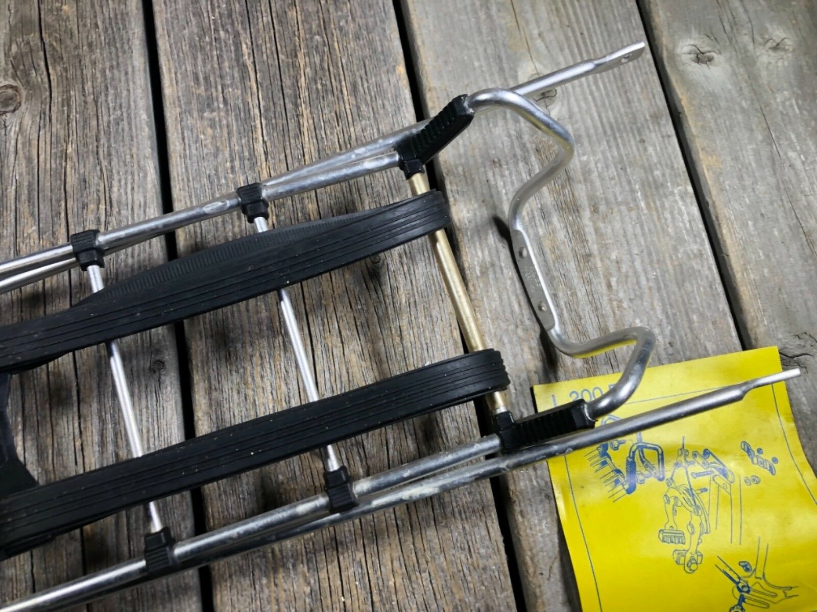 VINTAGE BIKE BICYCLE BAGGAGE LUGGAGE RACK ALLOY L200F ESGE GERMANY RANDONNEUR - Fresh Stock Dated December 2025