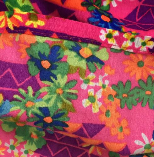Vtg Festival Flower Power Hippie Boho Long Skirt Stretch Waist Handmade Bright - Fresh Stock Dated February 2026