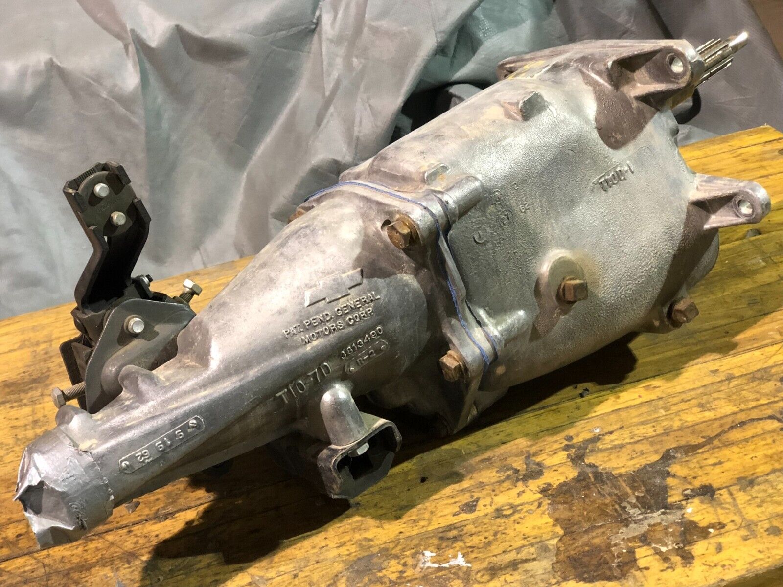 1962 1963 1964 Borg Warner 4 Speed Transmission T10-7D Chevy Corvette Belair GM - Fresh Stock Dated February 2026