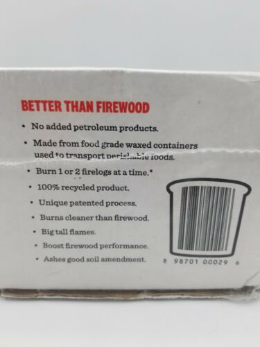 KFC Limited-Edition 11 Herbs & Spices Firelog Enviro-Log Fireplace Wood Stove - Fresh Stock Dated December 2025