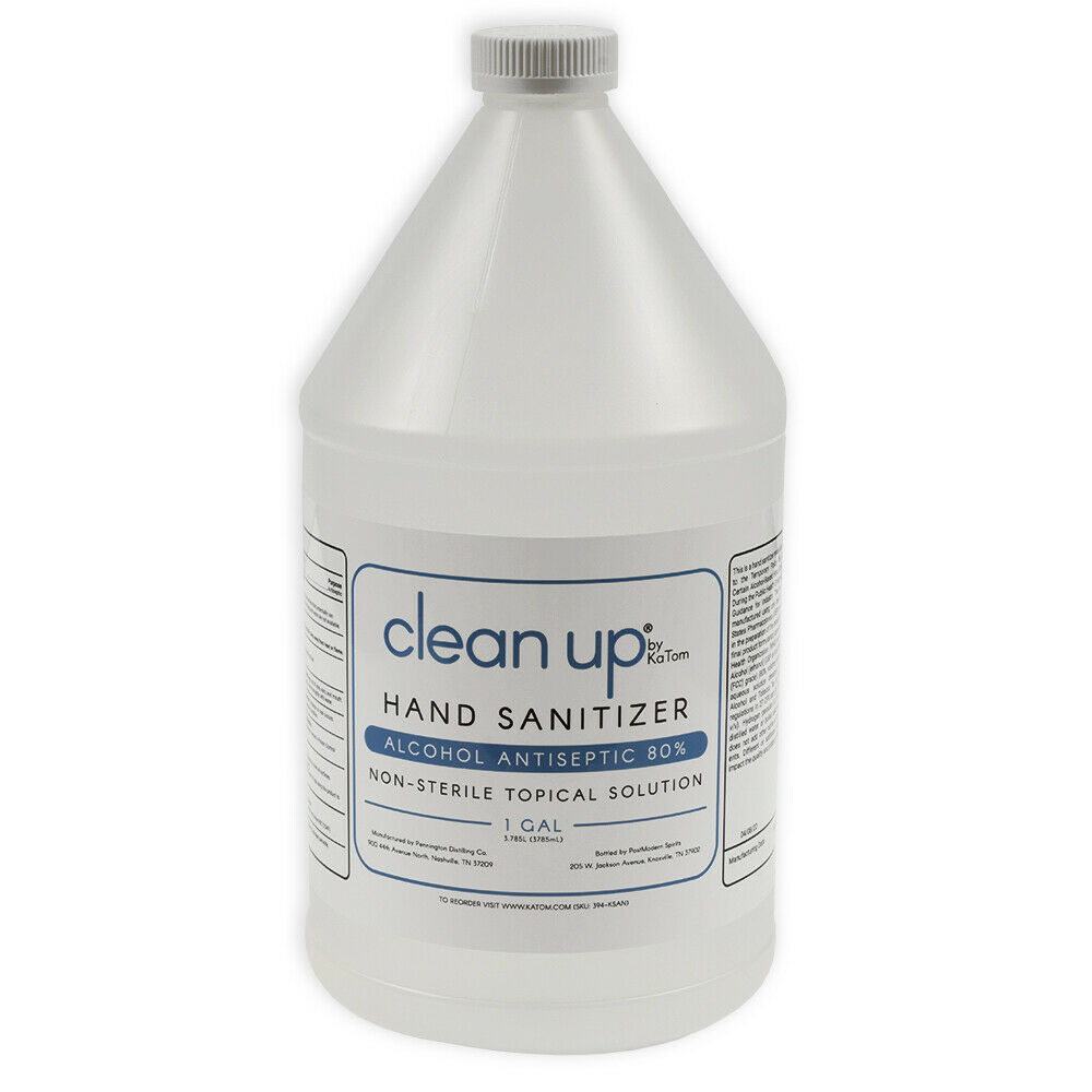 Clean Up K-SAN-L 80% Alcohol Based Hand Sanitizer Spray, Liquid, 180 Gallons - Fresh Stock Dated February 2026