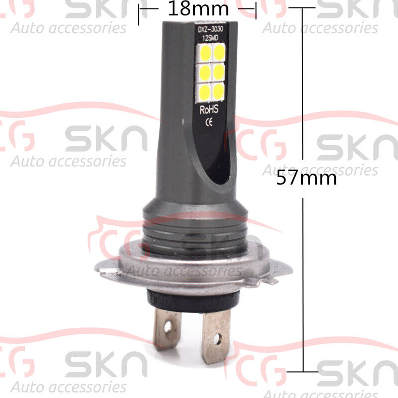 For Yamaha YZF R1 2009-2016 - 2x Bright H7 LED Headlight Conversion Kit Bulbs - Fresh Stock Dated February 2026