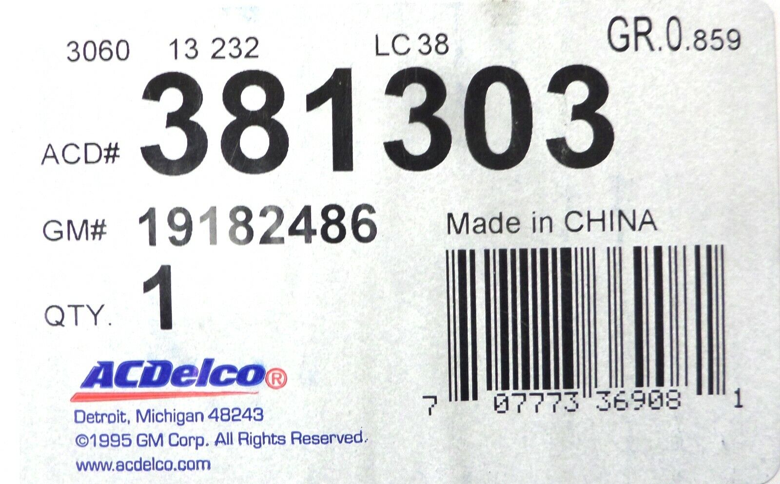381303 AcDelco Manual Transmission Clutch Kit Toyota Previa Supra Lexus SC300 - Fresh Stock Dated February 2026