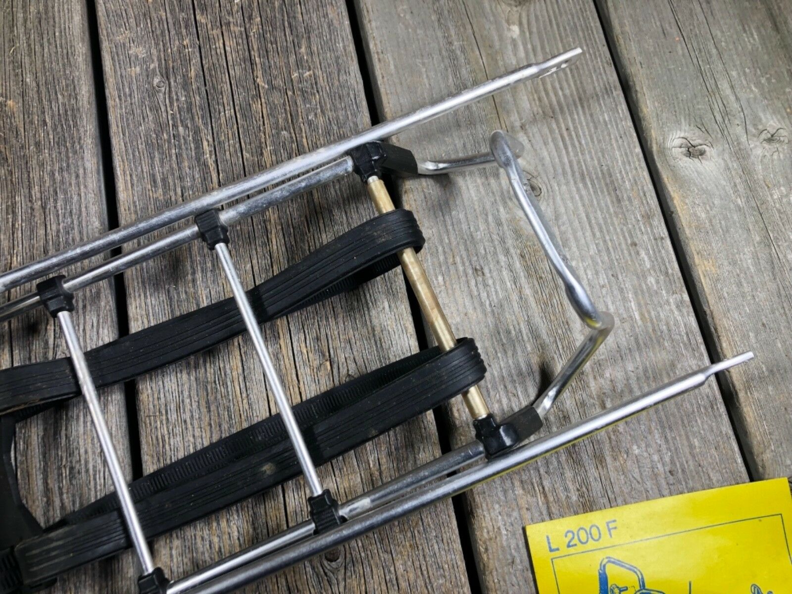 VINTAGE BIKE BICYCLE BAGGAGE LUGGAGE RACK ALLOY L200F ESGE GERMANY RANDONNEUR - Fresh Stock Dated December 2025