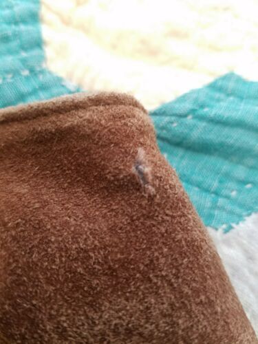 Vintage Marsh Landing Women's Cognac Brown Suede Soft Leather Mini Skirt 12 - Fresh Stock Dated February 2026