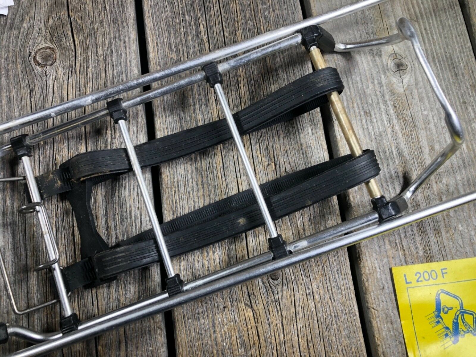 VINTAGE BIKE BICYCLE BAGGAGE LUGGAGE RACK ALLOY L200F ESGE GERMANY RANDONNEUR - Fresh Stock Dated December 2025