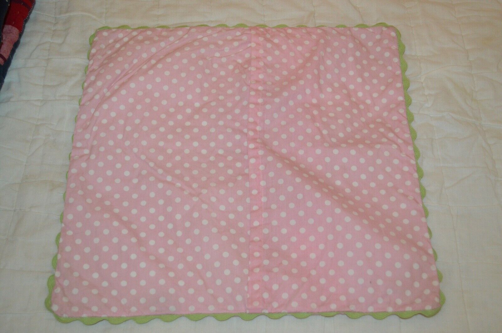 Pottery Barn Kids Dream Polka Dot Pink Throw Pillow Sham 151/2