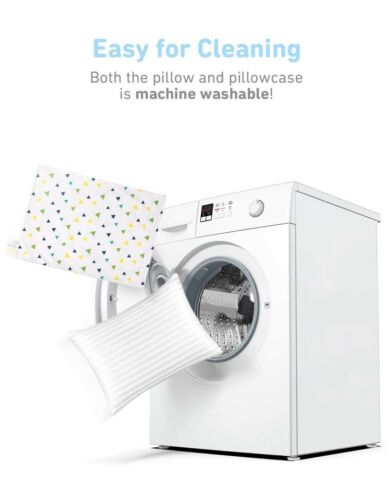 Babebay Toddler Pillow with Pillowcase 2Pack-13 x 18 Baby Pillows for Sleepin... - Fresh Stock Dated December 2025