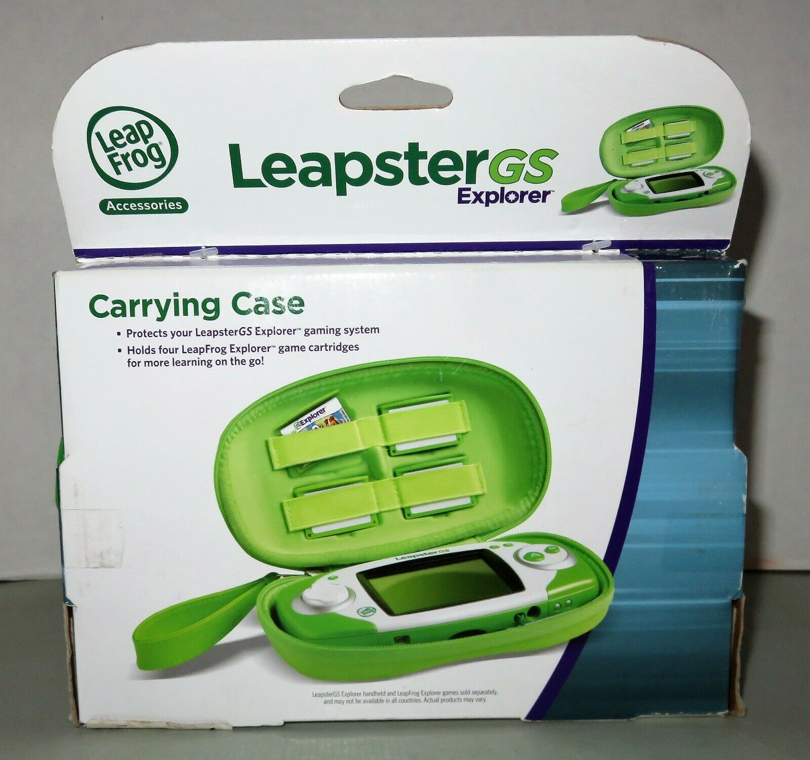 Leap Frog LeapsterGS Explorer Green Carrying Case Protect Store Game System NEW - Fresh Stock Dated February 2026