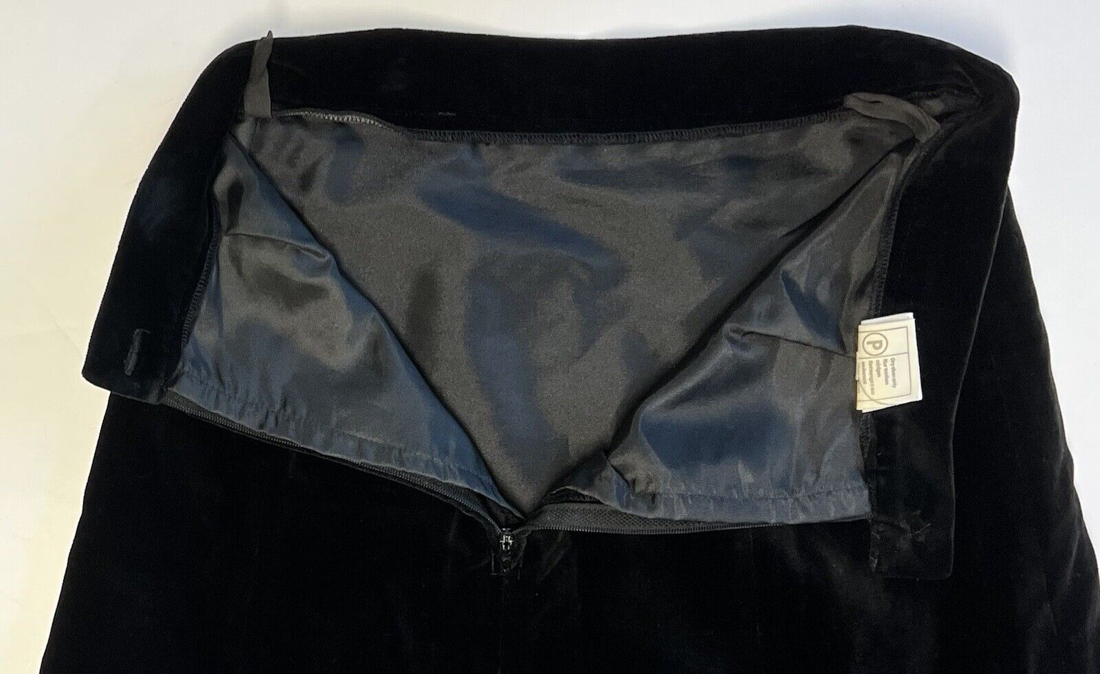 Vintage Laura Ashley Black Velvet Maxi Long Skirt Women's US 10 / EU 38 / UK 12 - Fresh Stock Dated March 2026