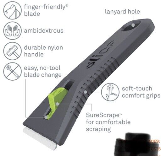 Slice 10593 Scraper,Single Edge Razor,15/32