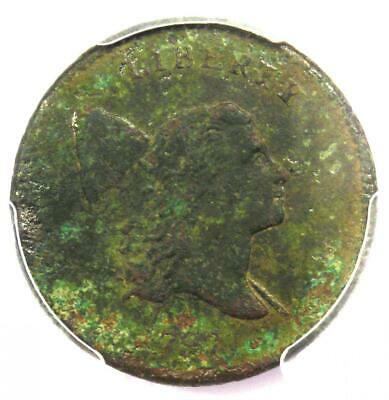 1797 Liberty Cap Flowing Hair Half Cent 1/2C - PCGS VF Detail - Rare Coin! - Fresh Stock Dated December 2025