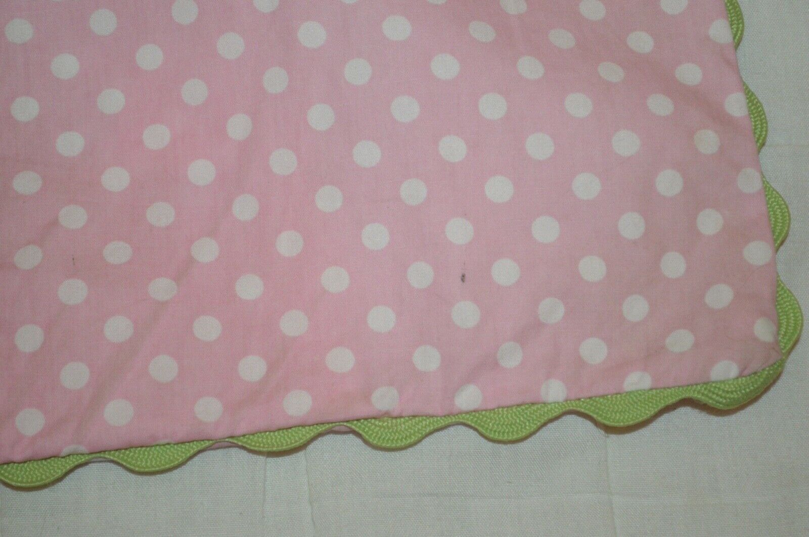 Pottery Barn Kids Dream Polka Dot Pink Throw Pillow Sham 151/2