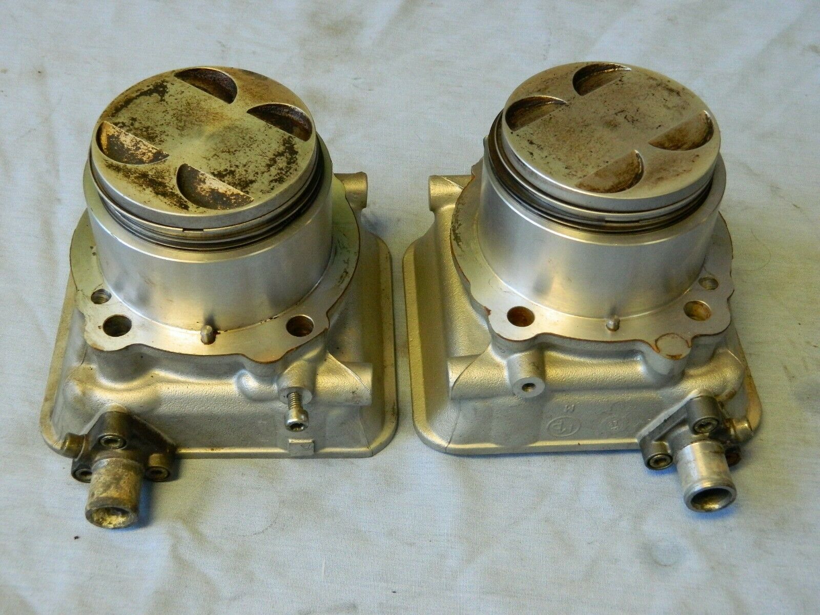 Ducati 748 Front and Rear Cylinders with Pistons - Fresh Stock Dated February 2026