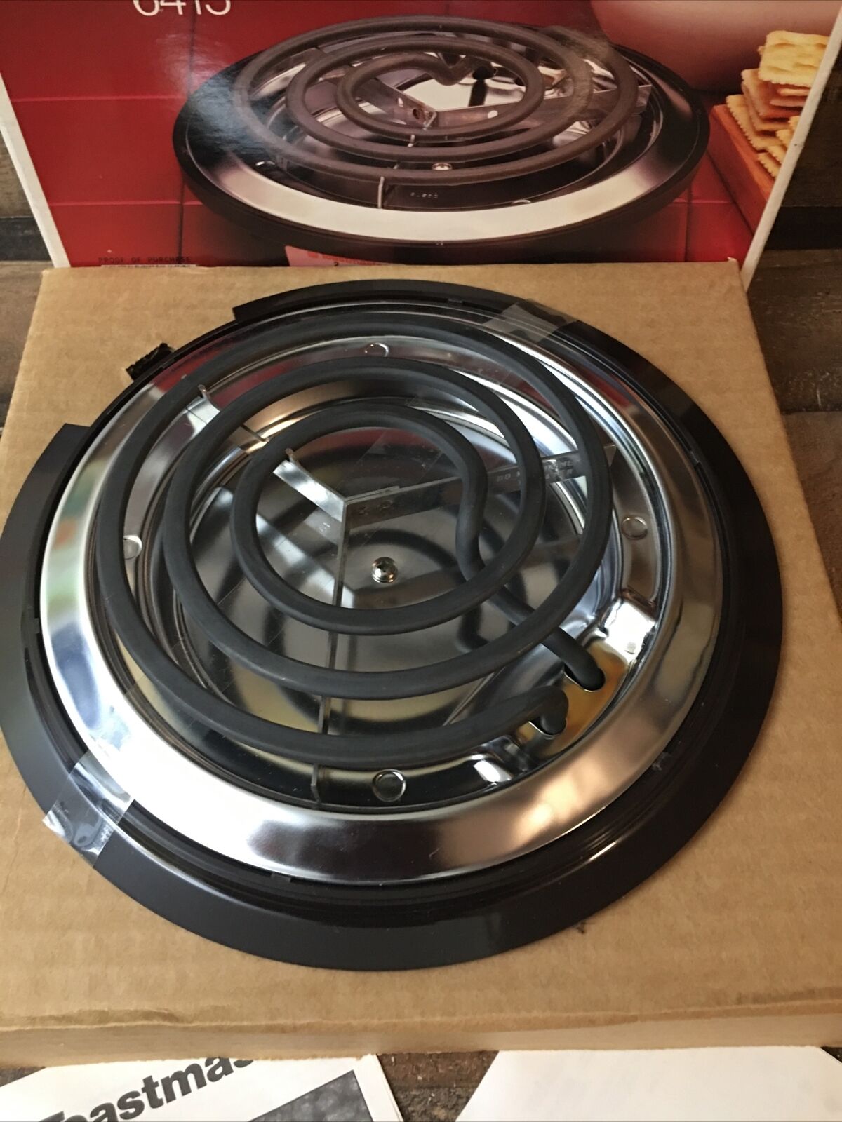 New 120 V Toastmaster Burner 6415 with Adjustable Temperature Control - Fresh Stock Dated February 2026