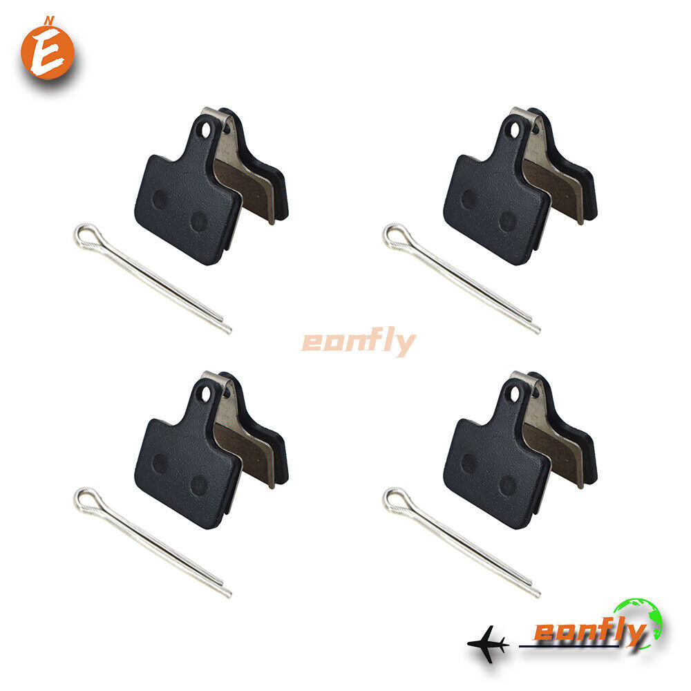 4 Pairs Bike Bicycle Organic Disc Brake Pads For SHIMANO GRX BR-RX810 BR-RX400 - Fresh Stock Dated February 2026