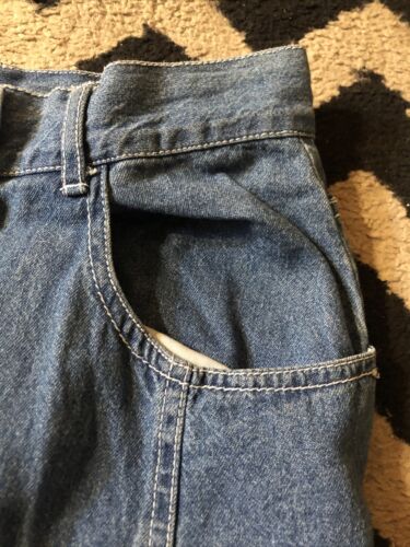 Vintage 90s Denim Button Down Skirt Contempo Casuals Nada Nuff Size 3 Petite - Fresh Stock Dated March 2026