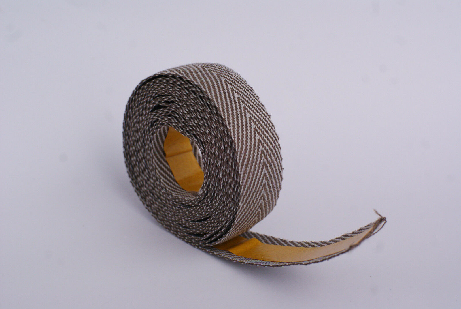 15 UNIQUE COLORS!!VINTAGE STYLE 100% COTTON HANDLEBAR TAPE BROWN-WHITE!!! - Fresh Stock Dated December 2025