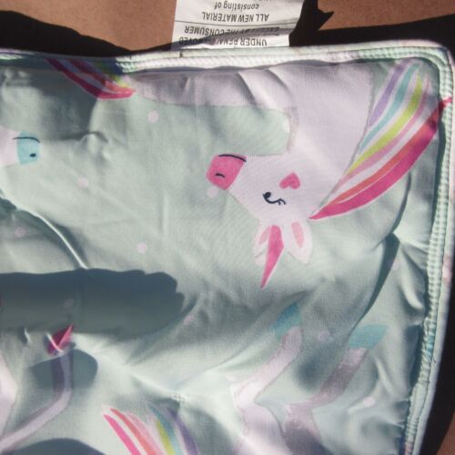 Molly Unicorn Pottery Barn Kids Soft Aqua Euro Pillow Sham 26
