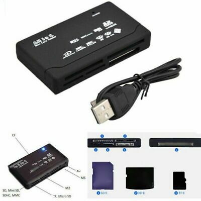 All In One 1 Usb Flash Memory Sd Sdhc Mini Micro M2 Mmc Multi Card Reader Writer - Fresh Stock Dated February 2026