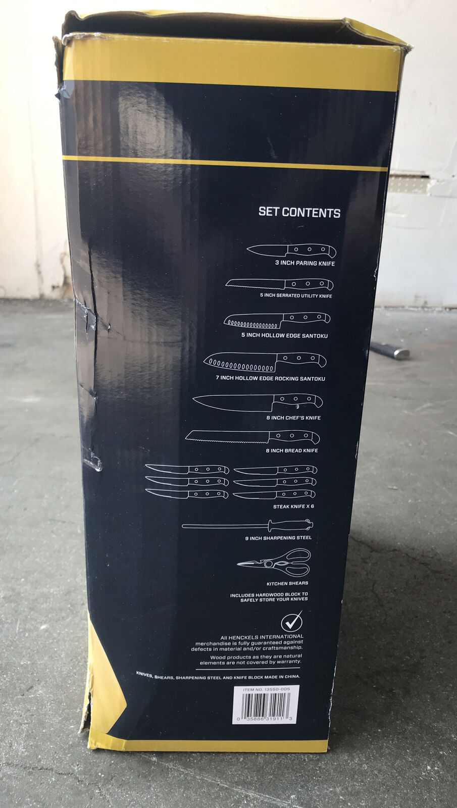 J.A. Henckels International Statement 15 piece Knife Set with Block- New - Fresh Stock Dated February 2026