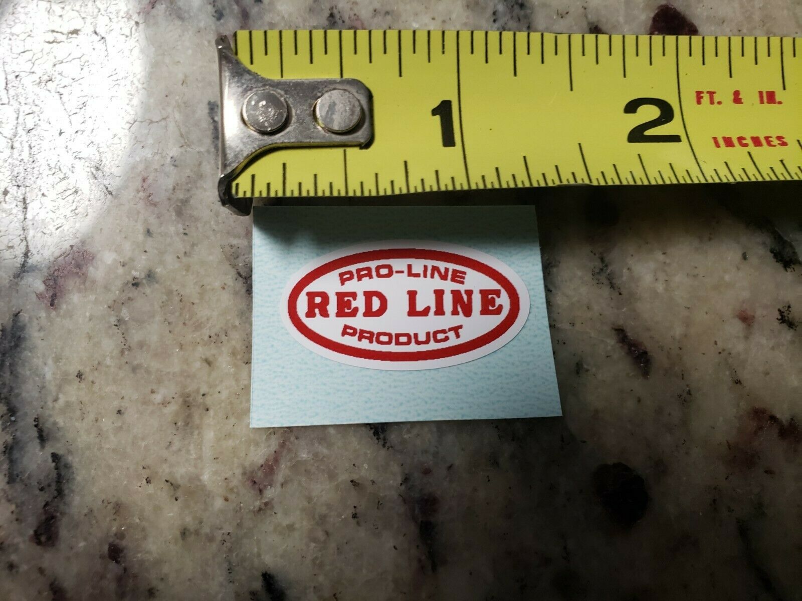 Bmx REDLINE Sticker Decal Stem Handlebars Frame old school custom made - Fresh Stock Dated December 2025