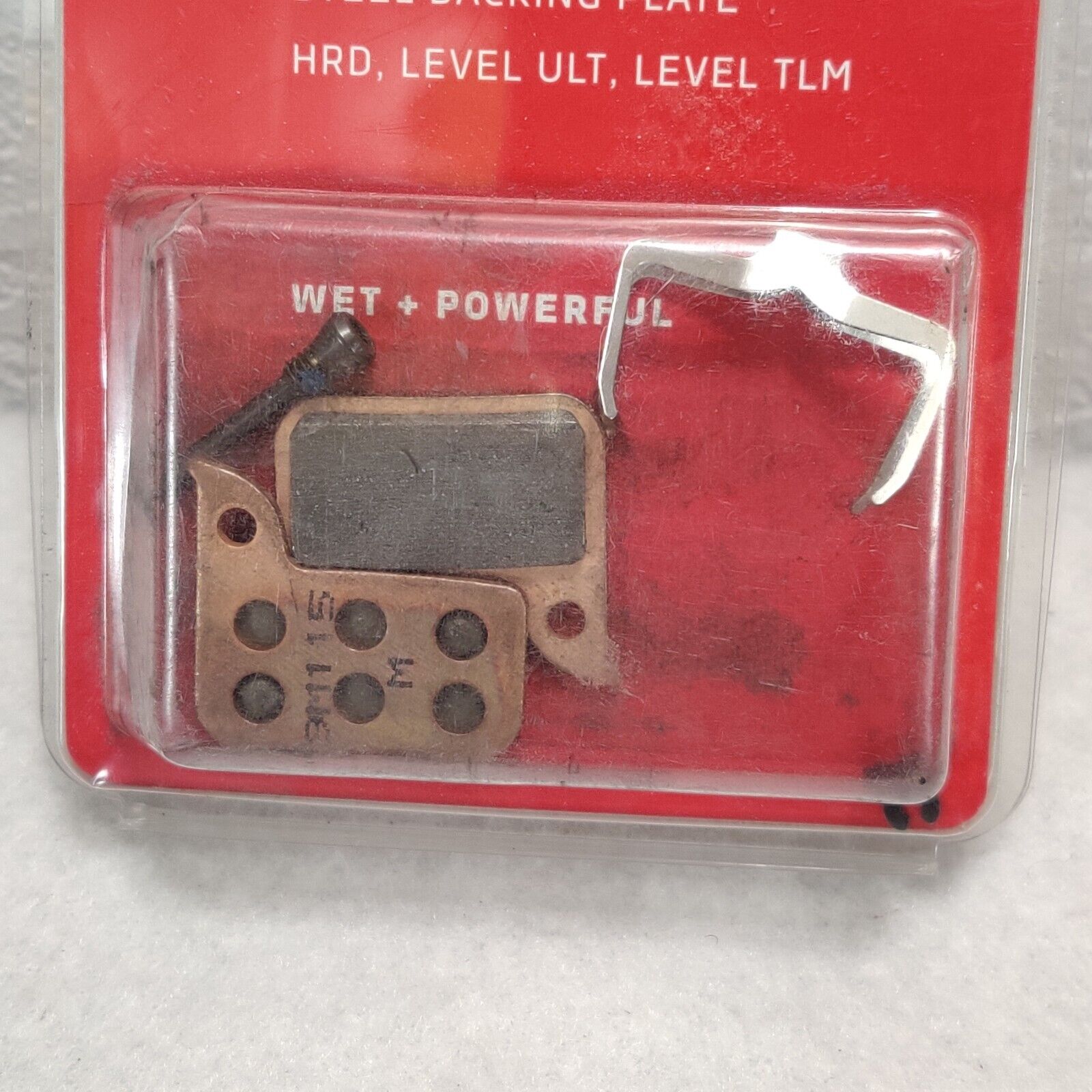 SRAM Disc Brake Pad Metal Scintered with Steel Backing Plate HRD, Level ULT TLM - Fresh Stock Dated February 2026