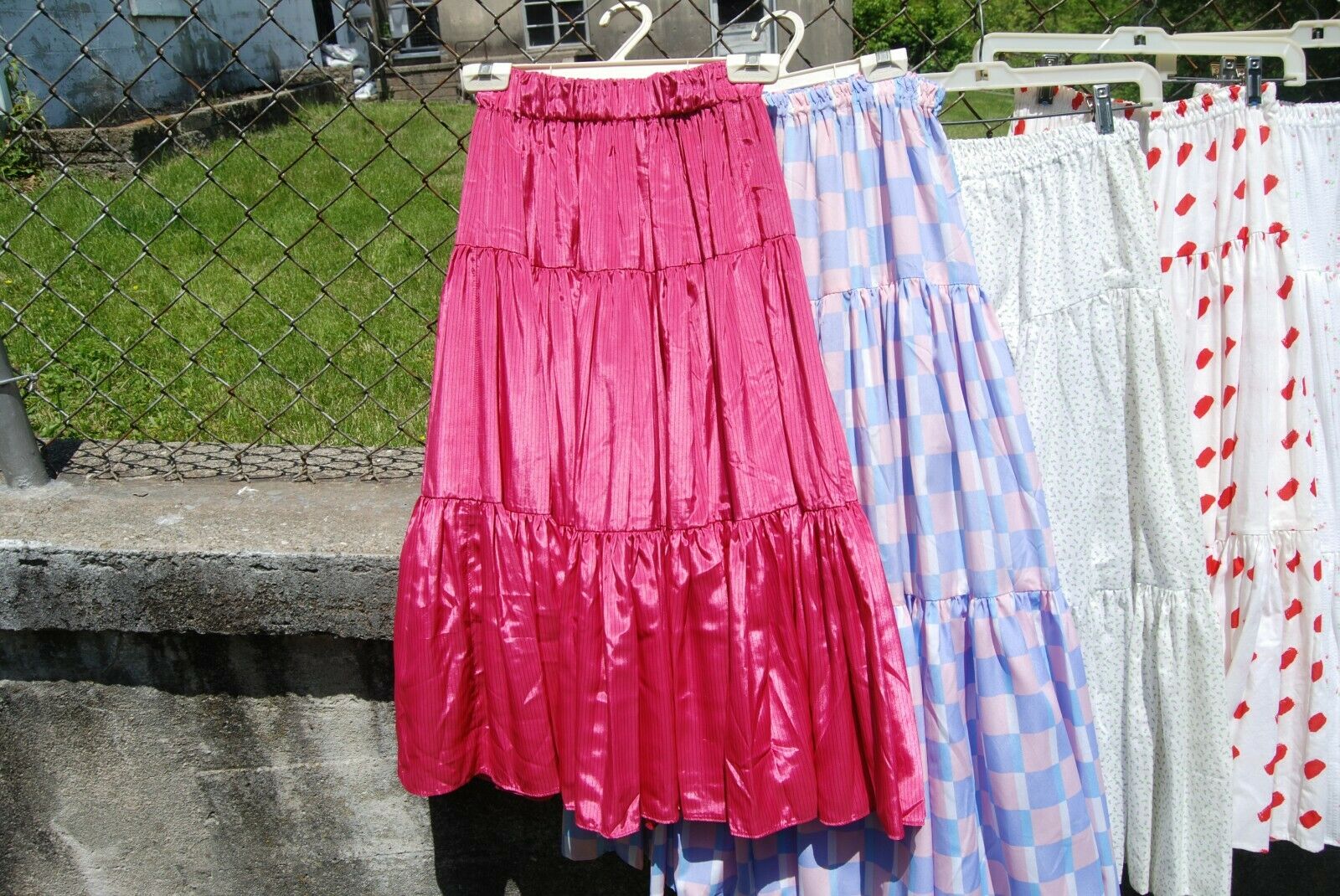 Vintage 3 tiered Prairie Peasant Skirts, all new never used - Fresh Stock Dated February 2026