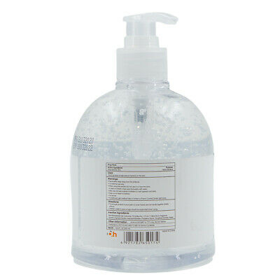 16.9oz Hand Sanitizer Antibacterial Gel 75% Ethanol Nourishing Pump Bottle - Fresh Stock Dated December 2025
