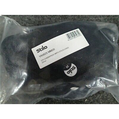 Stilo YA0825 MM20 Replacement Cheek Pad Set for ST5 Helmets, 20mm, Black - Fresh Stock Dated December 2025