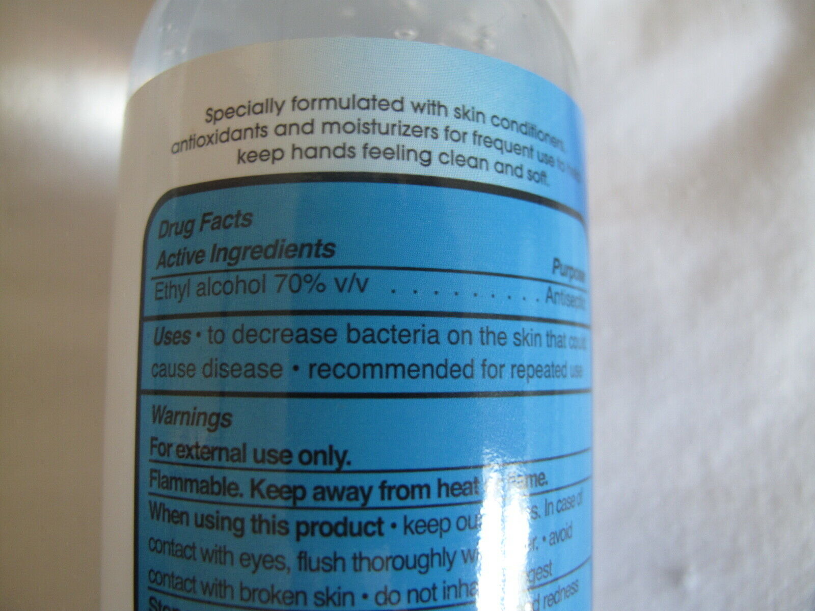 (10) NEW Bottles Defense Zone 12oz Hand Sanitizer 70% Ethyl Alcohol w/Aloe Vit E - Fresh Stock Dated February 2026