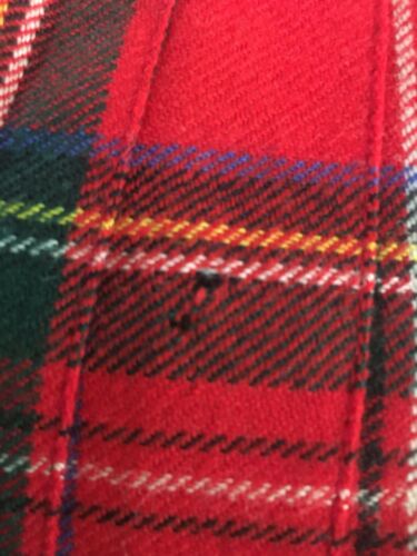 Vintage 80s Tartan Plaid Pleated Scottish Wool Skirt - Fresh Stock Dated February 2026