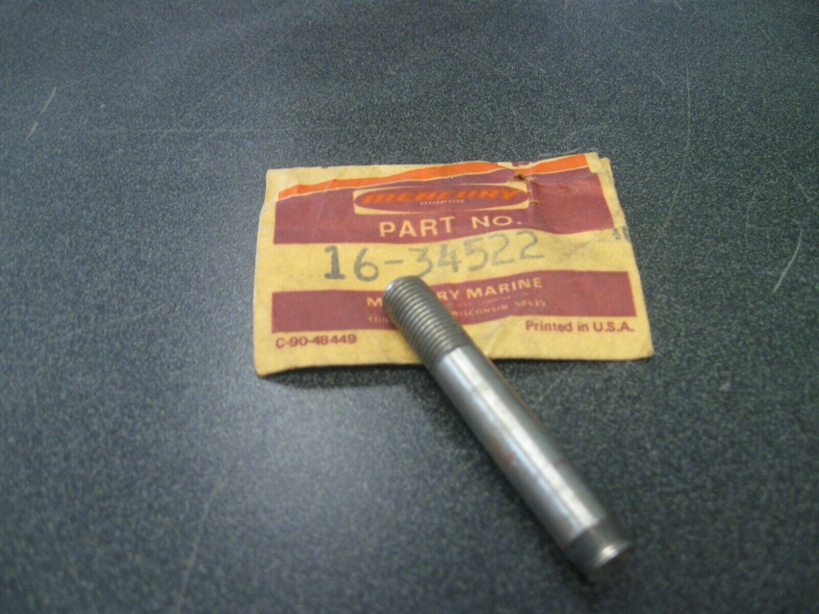 MERCURY MARINE ROCKER COVER STUD 34522 J53 - Fresh Stock Dated February 2026