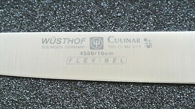 WUSTHOF NEW IN BOX CULINAR fillet  KNIFE #4559/16cm  solingen germany - Fresh Stock Dated December 2025