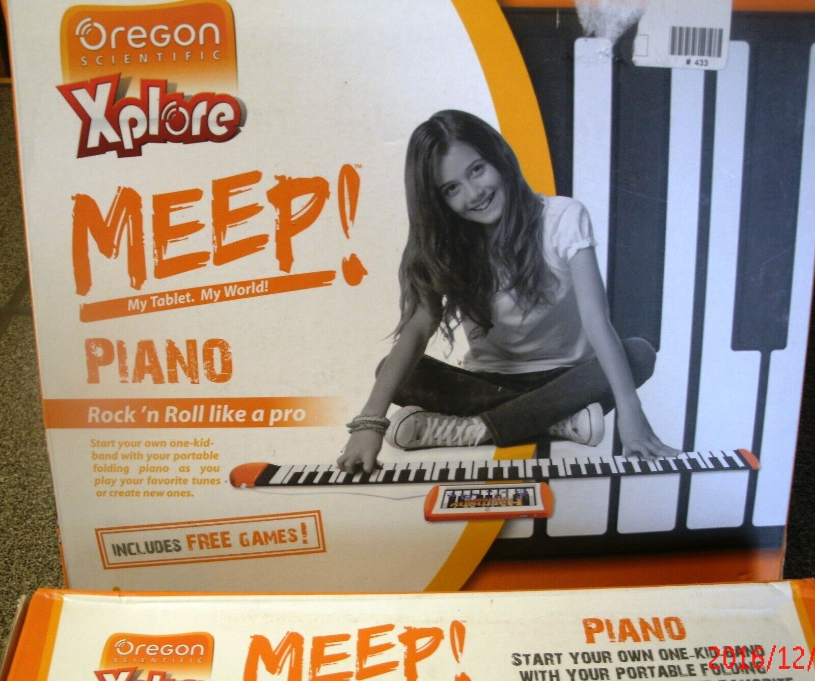Meep Oregon Scientific Xplore Drum pad and Piano (2 items) #449 - Fresh Stock Dated February 2026