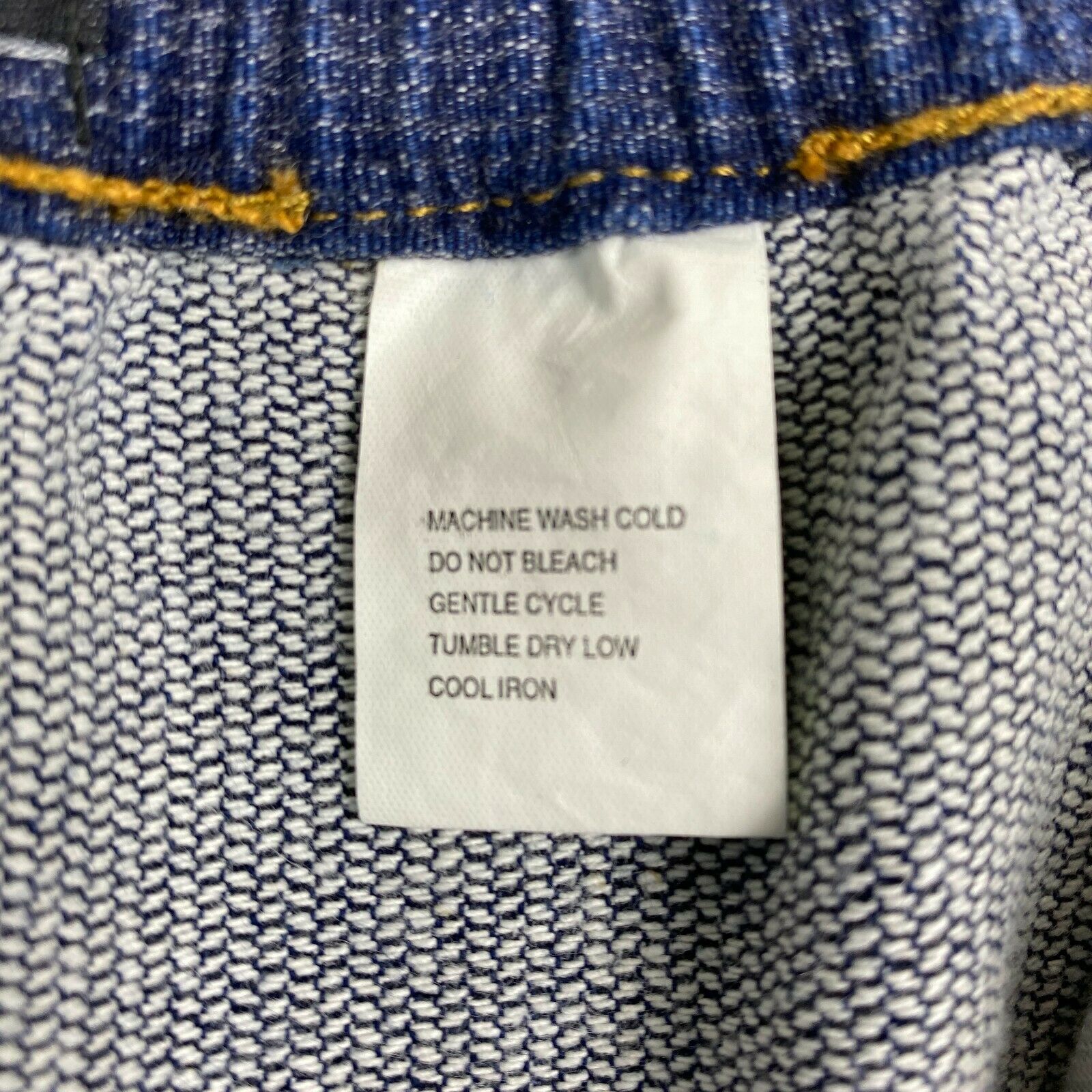 Vintage Medium Blue Denim Jean Midi Skirt Womens 100% Cotton Snap Front Pockets - Fresh Stock Dated February 2026