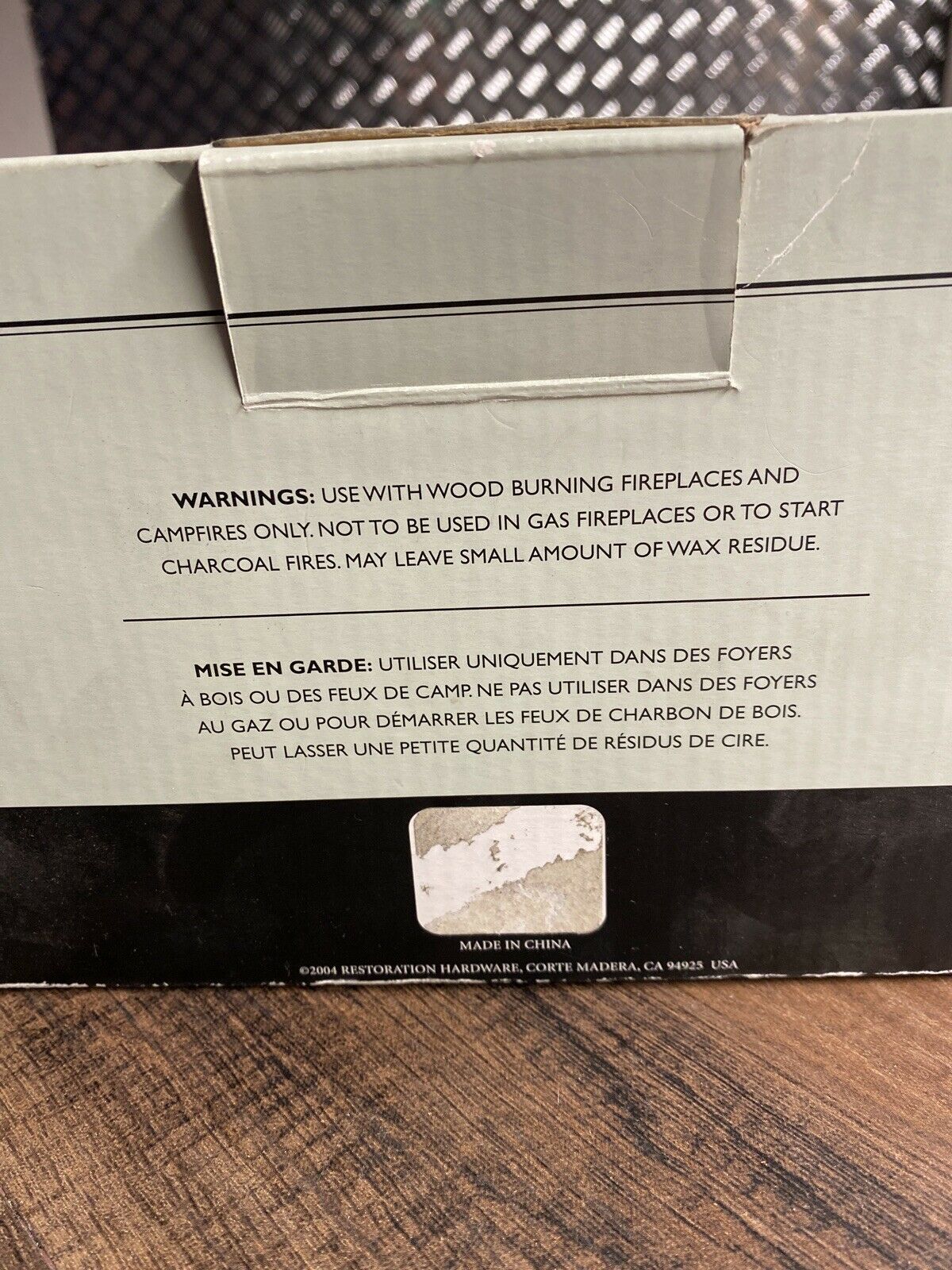 Restoration Hardware Set of 4 Large Wax Pine Cone Fire Starters Firestarters - Fresh Stock Dated December 2025