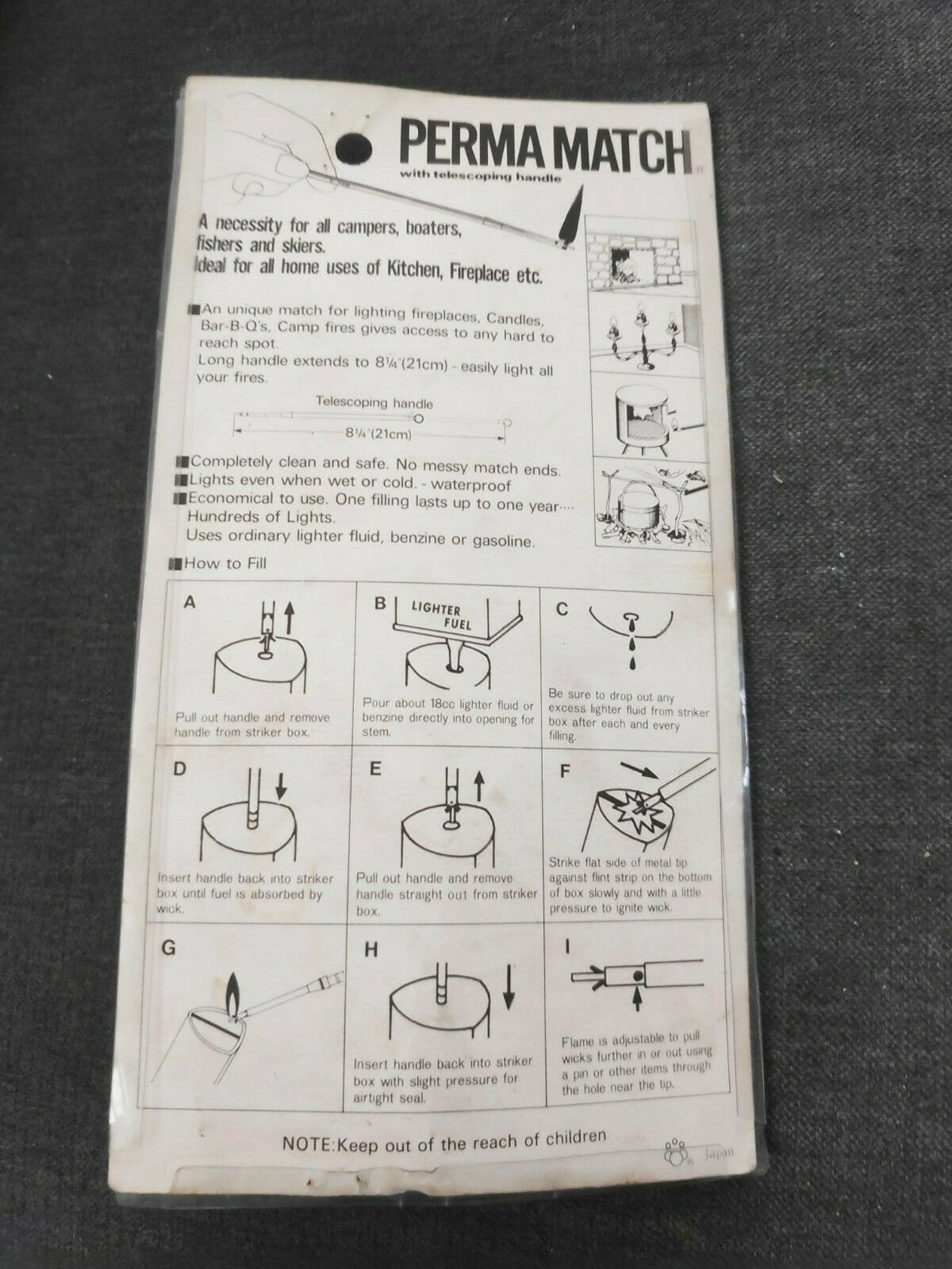 The Cat meow Perma Match telscoping handle Nos - Fresh Stock Dated December 2025