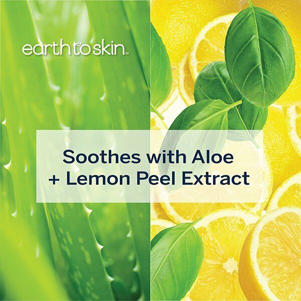 (6 Pack) Earth to Skin Hand Sanitizer Gel, 2 oz Lemon + Basil - Fresh Stock Dated February 2026