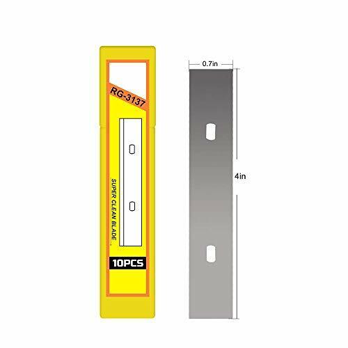 Scraper Blades 4inch Replacement Stainless Steel Razor Blade 20 pcs for Scraper - Fresh Stock Dated February 2026